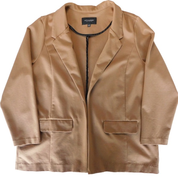 Liverpool Los Angeles Boyfriend Blazer with Princess Dart - Maple - 2X - Picture 2 of 9